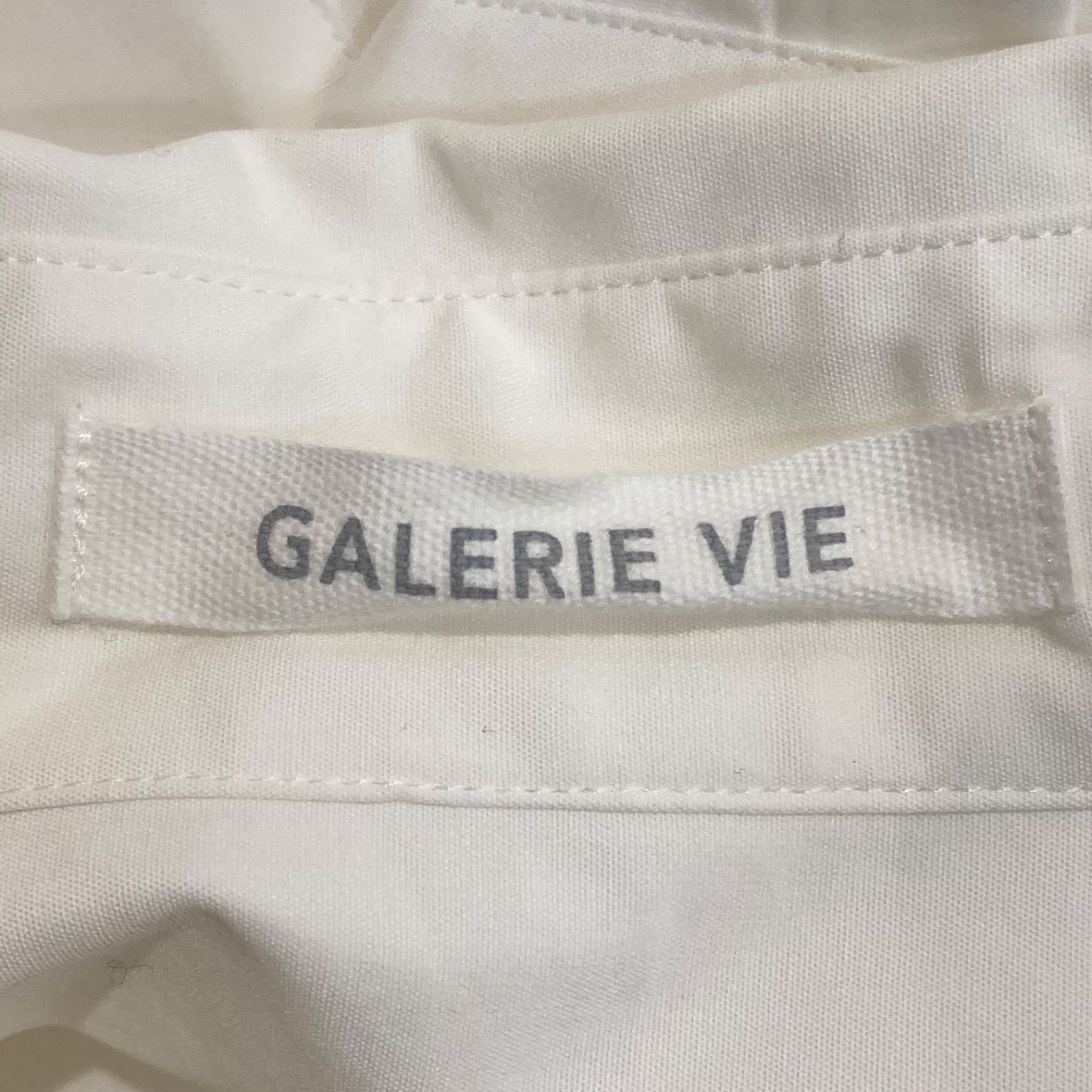 GALERIE VIE ギャラリー ヴィー コットンブロード チェストポケット 