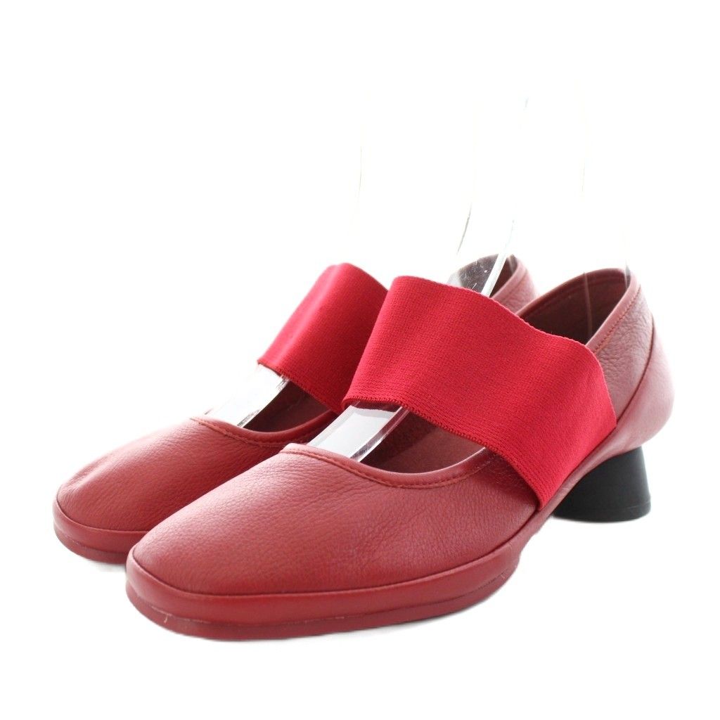 カンペール CAMPER ALRIGHT パンプス ヒール ラウンドトゥ レザー 37