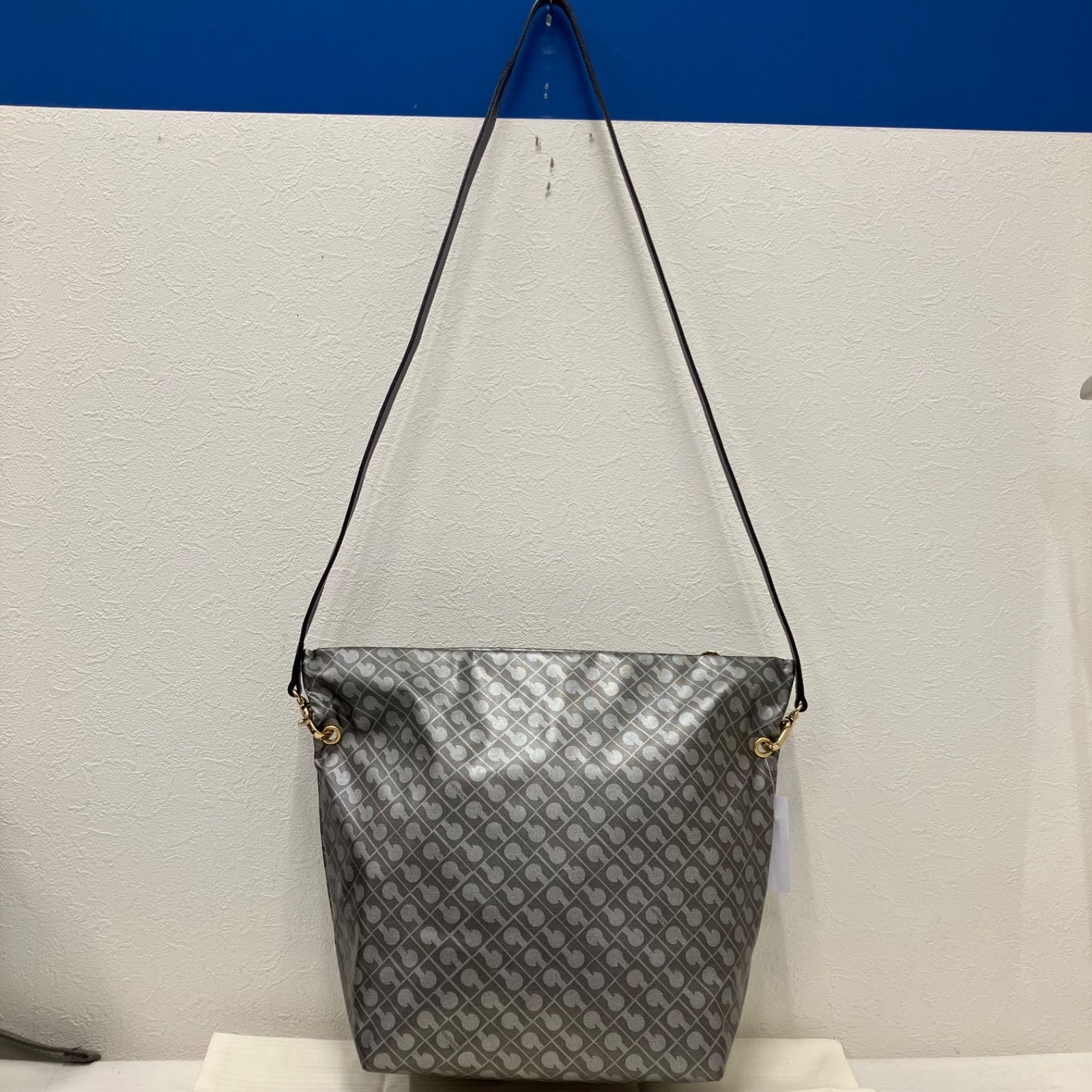 6761 GHERARDINIゲラルディーニ ソフティ ショルダーバッグ シルバー