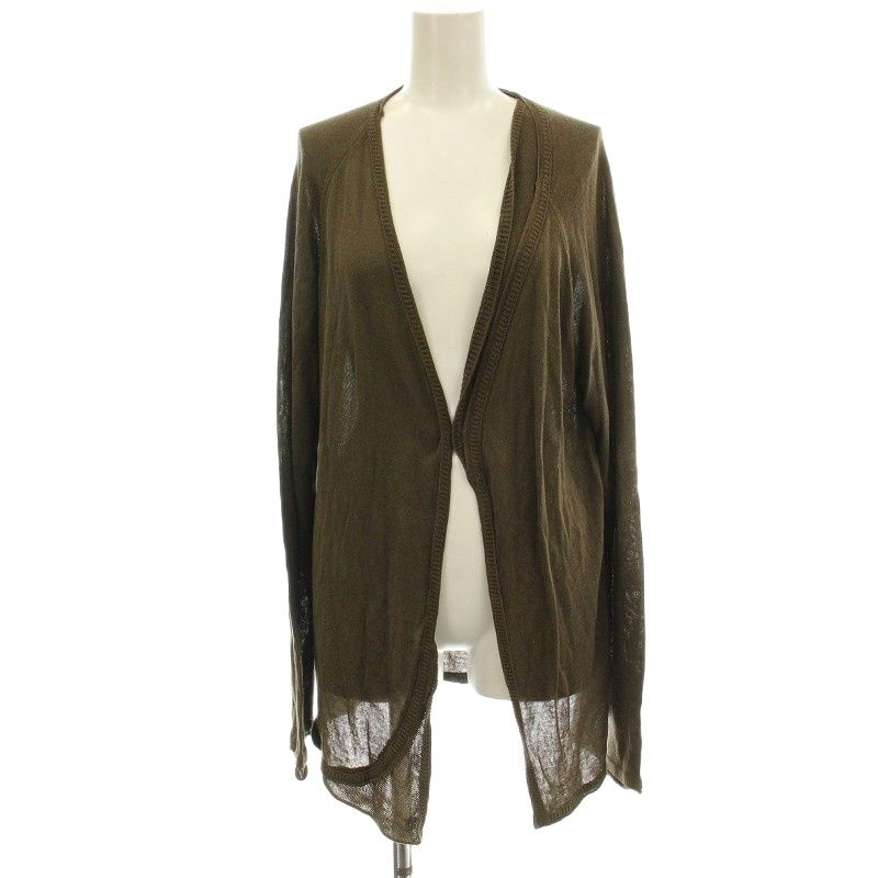 ヨウジヤマモト YOHJI YAMAMOTO ニットカーディガン ラミー混 長袖