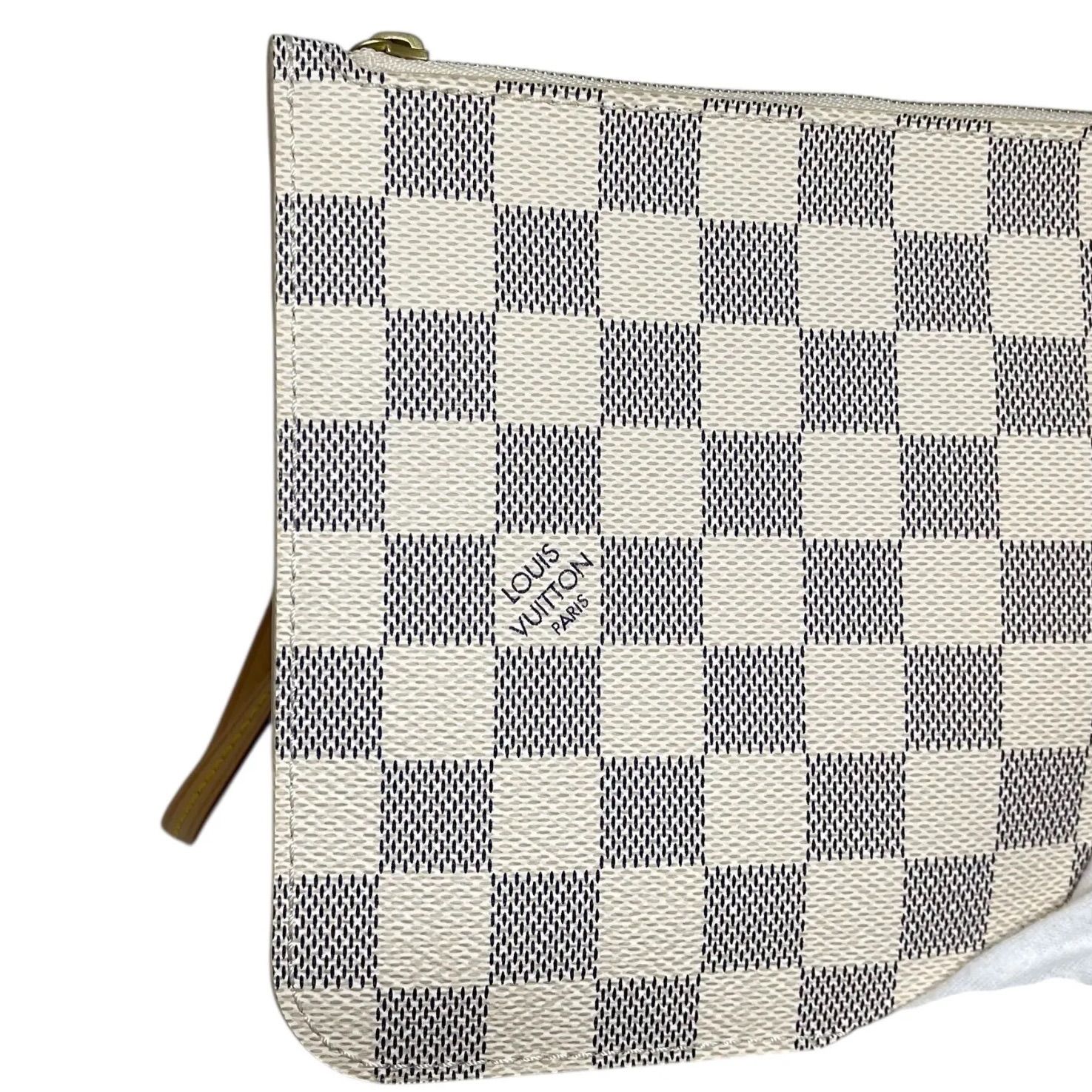 LOUIS VUITTON【ルイ・ヴィトン】ダミエ ネヴァーフルのポーチ - メルカリ