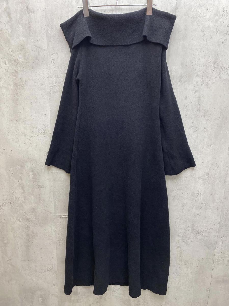 Ameri VINTAGE アメリヴィンテージ UND OFF SHOULDER KNIT DRESS ベアトップ ワンピース sizeM 黒 レディース