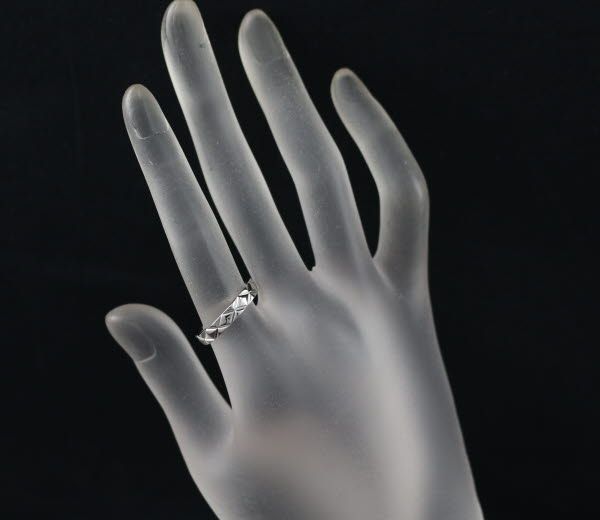 シャネル リング マトラッセ ミディアム 46号 Pt950 #180690 - メルカリ