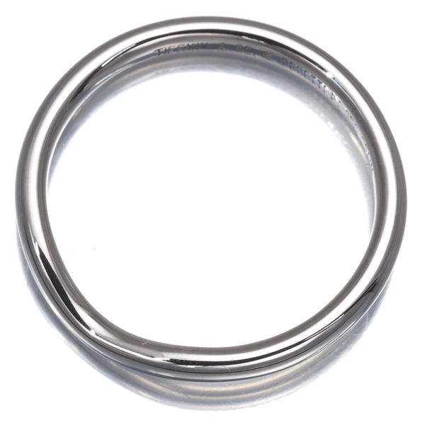 タイムセール ティファニー　マリッジリング カーブドバンドリング　pt950 ティファニー リング カーブドバンド 11号 Pt950 #180682 - メルカリ