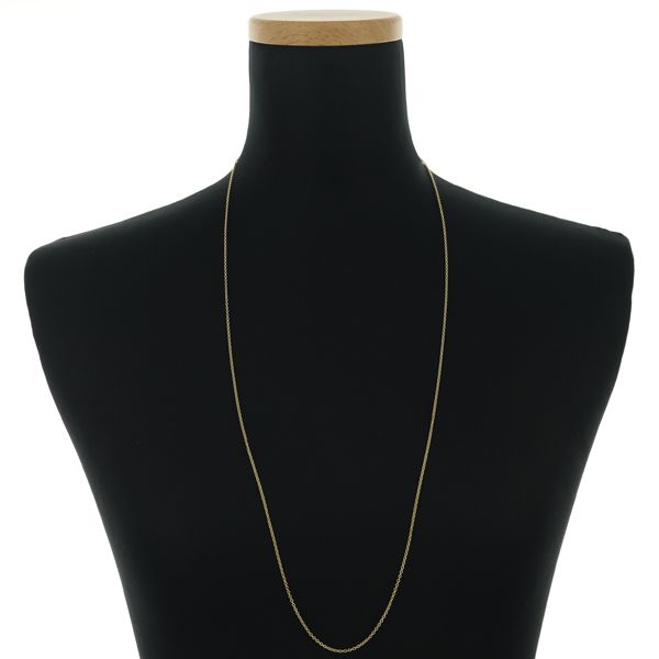 ティファニー チェーンネックレス 76cm ロング K18YG #182411 - メルカリ