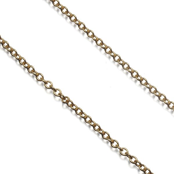 ティファニー チェーンネックレス 76cm ロング K18YG #182411 - メルカリ