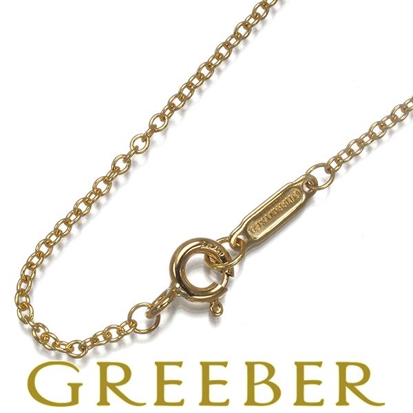 TIFFANY&Co.ティファニー　K18YGロングチェーンネックレス 76cm TIFFANY&Co.ティファニー K18YGロングチェーンネックレス 76cm