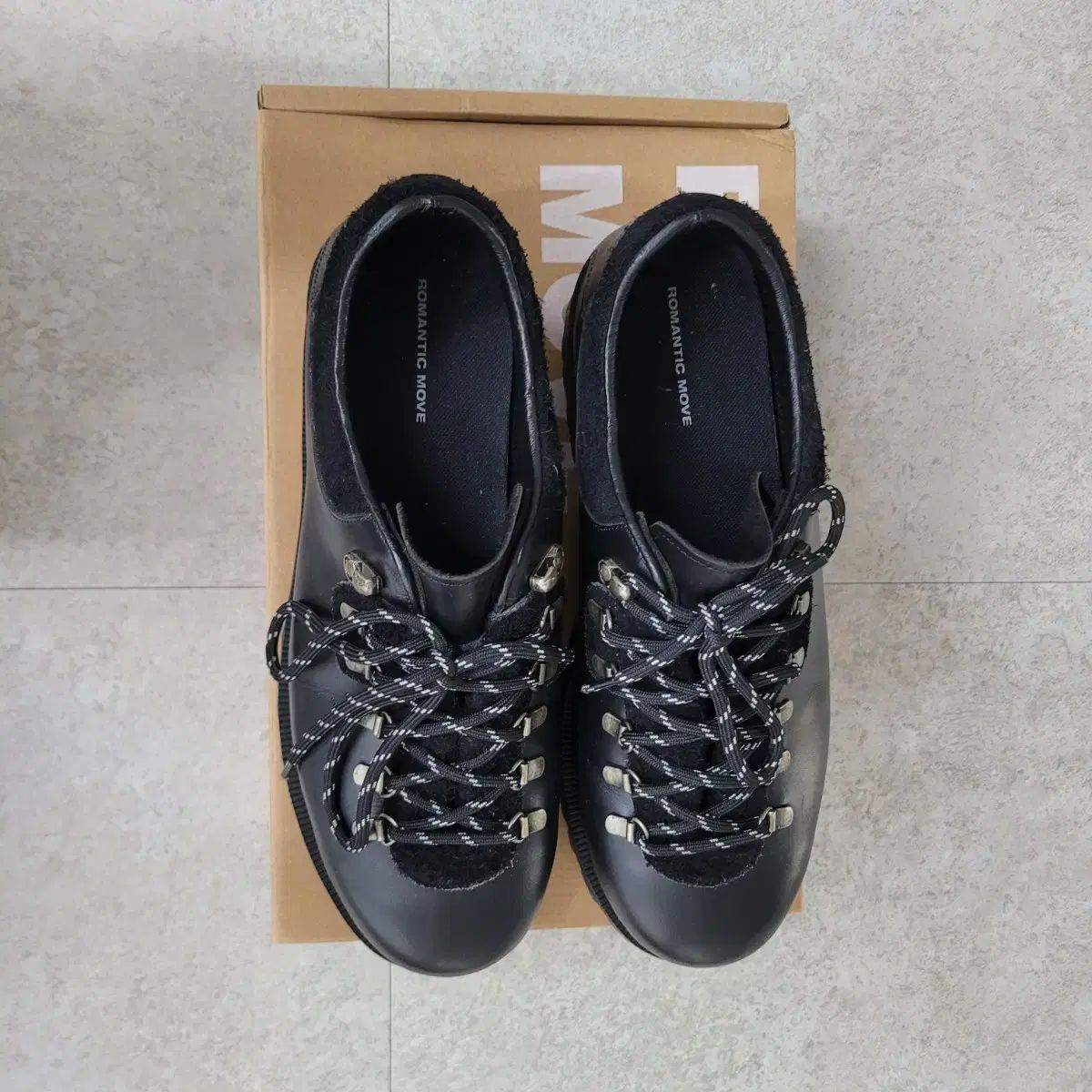 MOVE 麻 マウンテン シューズ 275 ブラック