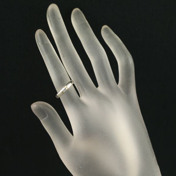 セリーヌ リング ウェディング コンビカラー 8号 Pt850/K18YG #180776