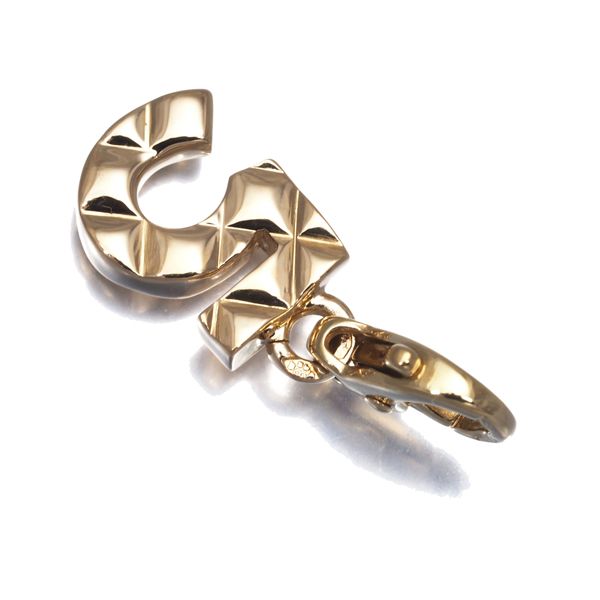 シャネル ペンダントトップ マトラッセ ナンバー No.5 チャーム K18YG