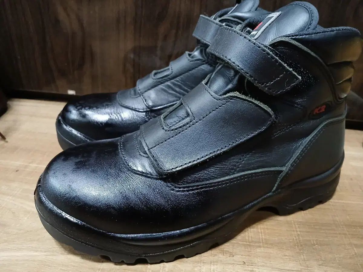 K 2 作業靴 安全靴 黒色 バックル 260 mm