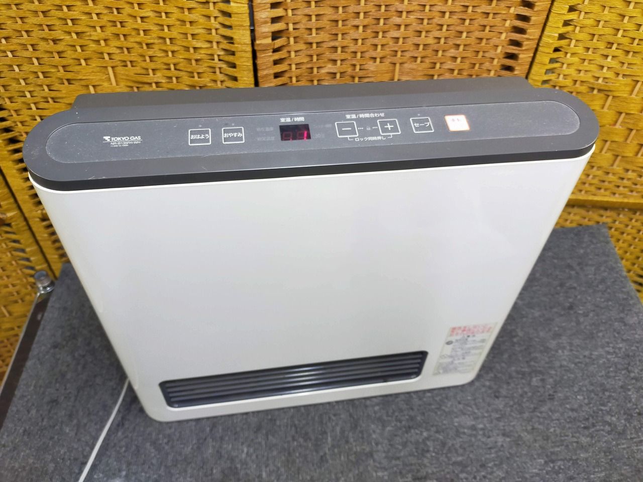 動作良好】東京ガス ガスファンヒーター GFH-4001S 都市ガス 13A 12A