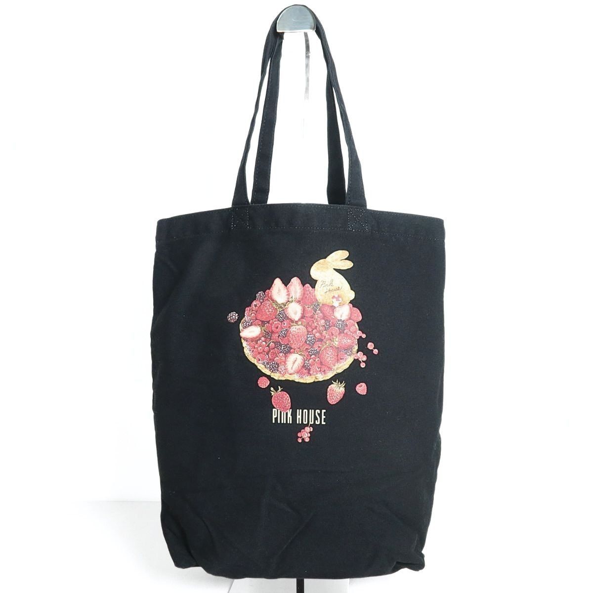 美品】ピンクハウス☆いちごとうさぎちゃんトートバッグ - メルカリ