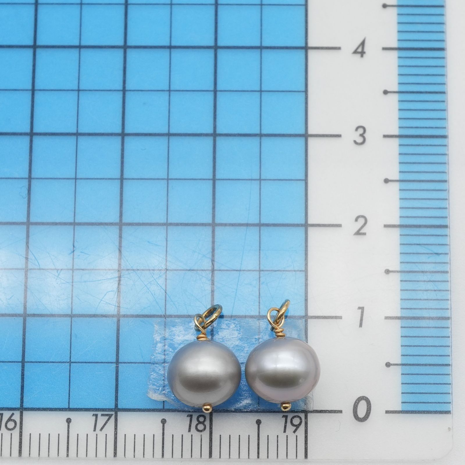 アガット K10 淡水パール ピアスチャーム/25-2446S - メルカリ