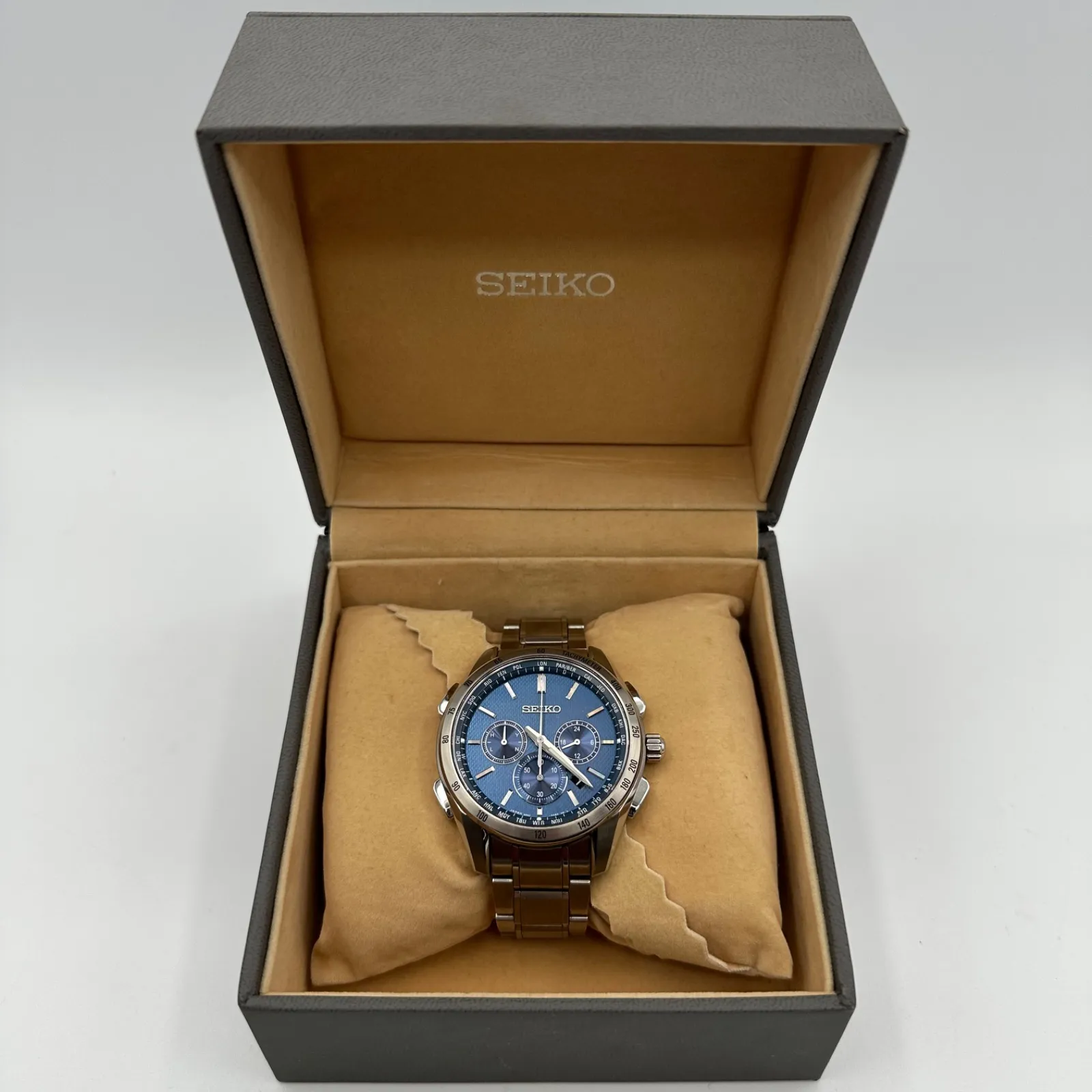 Yahoo!オークション #4270 SEIKO セイコー 8B92-0AB0 電波ソーラー 