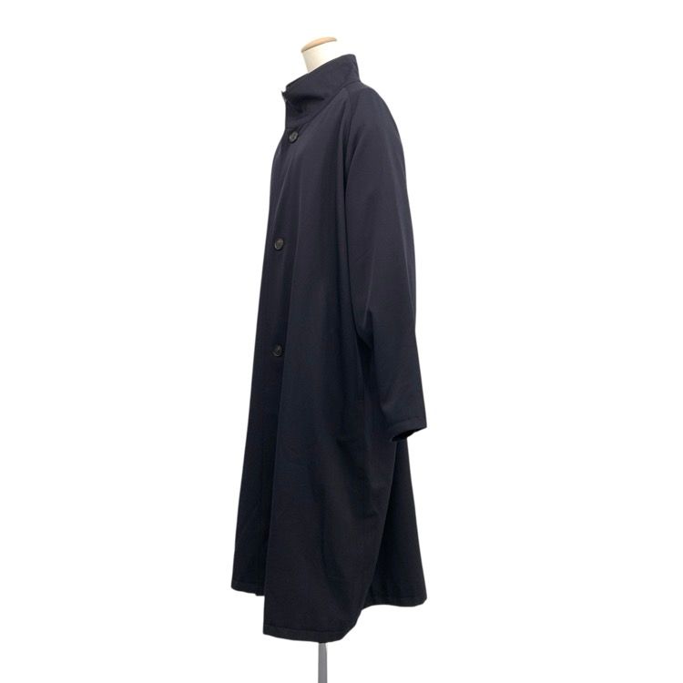 CABaN キャバン ウールギャバジンスタンドカラー コート ネイビー M 59