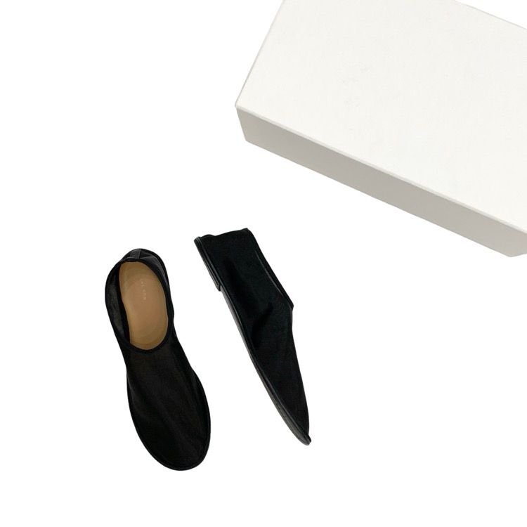 THE ROW ザ ロウ SOCK FLATS メッシュフラット シューズ ブラック 36