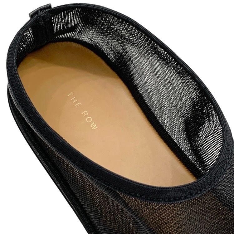 THE ROW ザ ロウ SOCK FLATS メッシュフラット シューズ ブラック 36