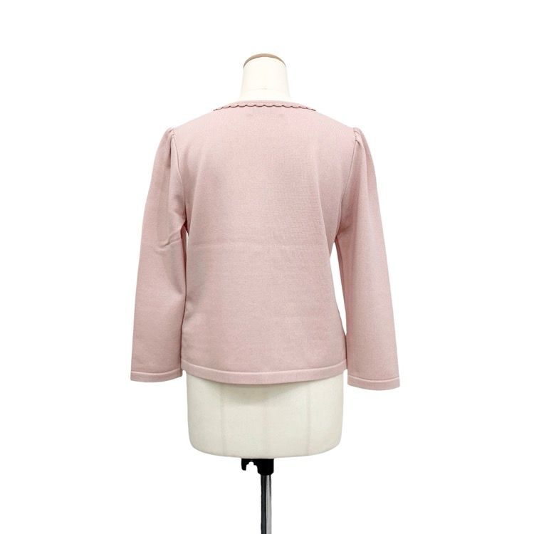 Rene ルネ レースコンビニットジップ カーディガン パールスライダー