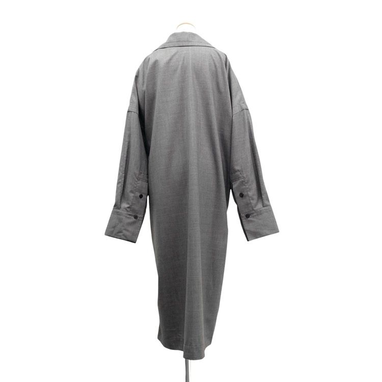 ハルノブムラタ MERCY コットンギャザードレス グレー 34 TAK 05