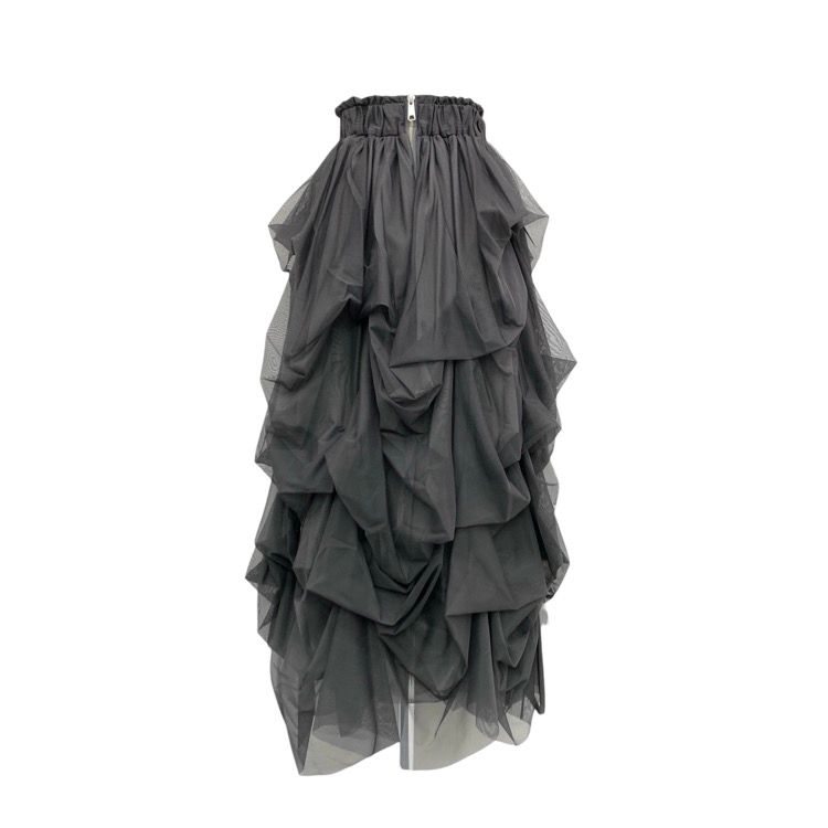 【未使用】The toe グレー S Iris Tulle Skirt THE TOE ザ・トゥー Iris Tulle Skirt チュールスカート グレー S