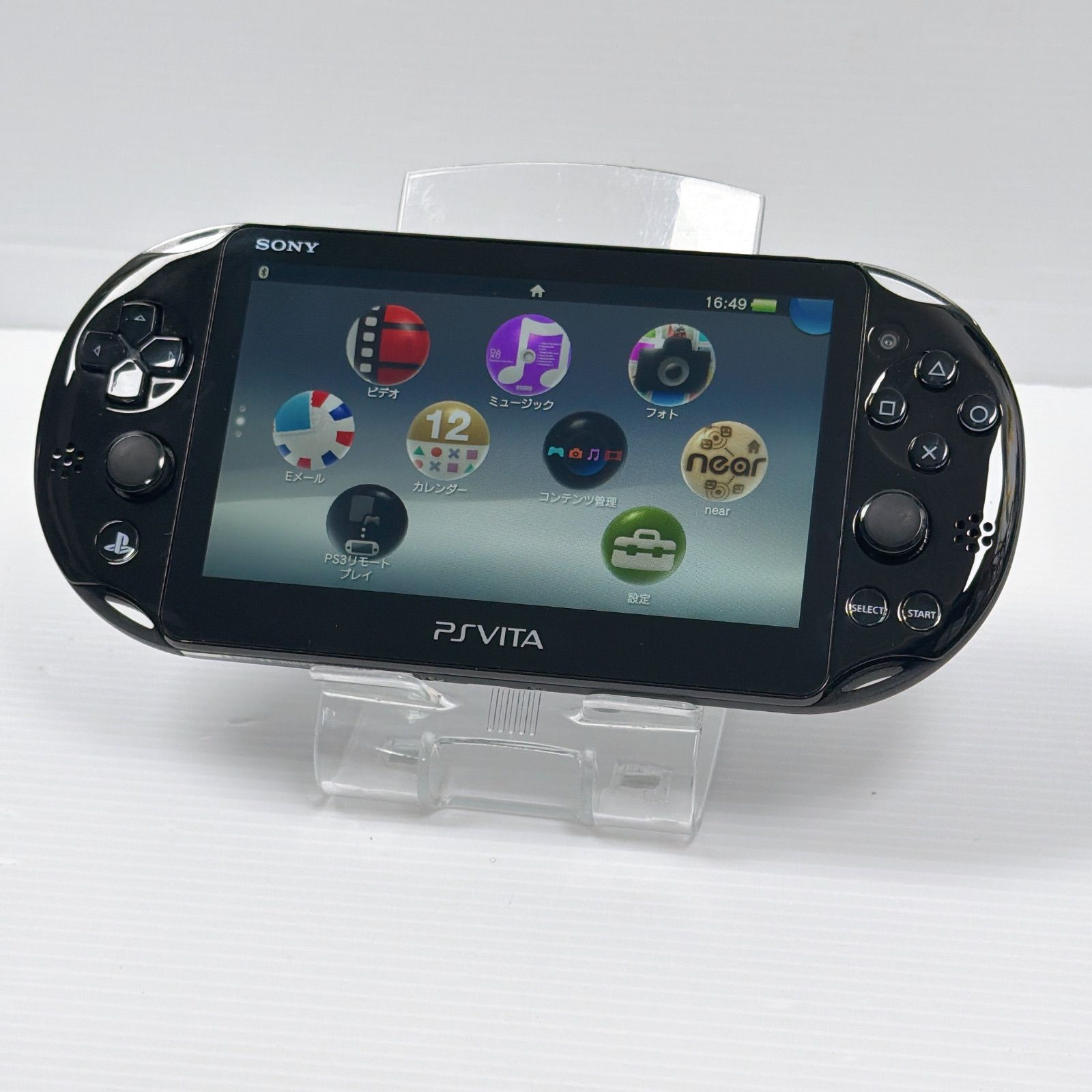PSVITA PCH 2000 ブラック 良品 PlayStation Vita FW3.71 遊べるセット