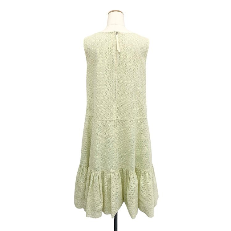 FOXEY フォクシー ドレス スリズィエ アイレットレース ワンピース クレームシトロン 38 43374 SSOX