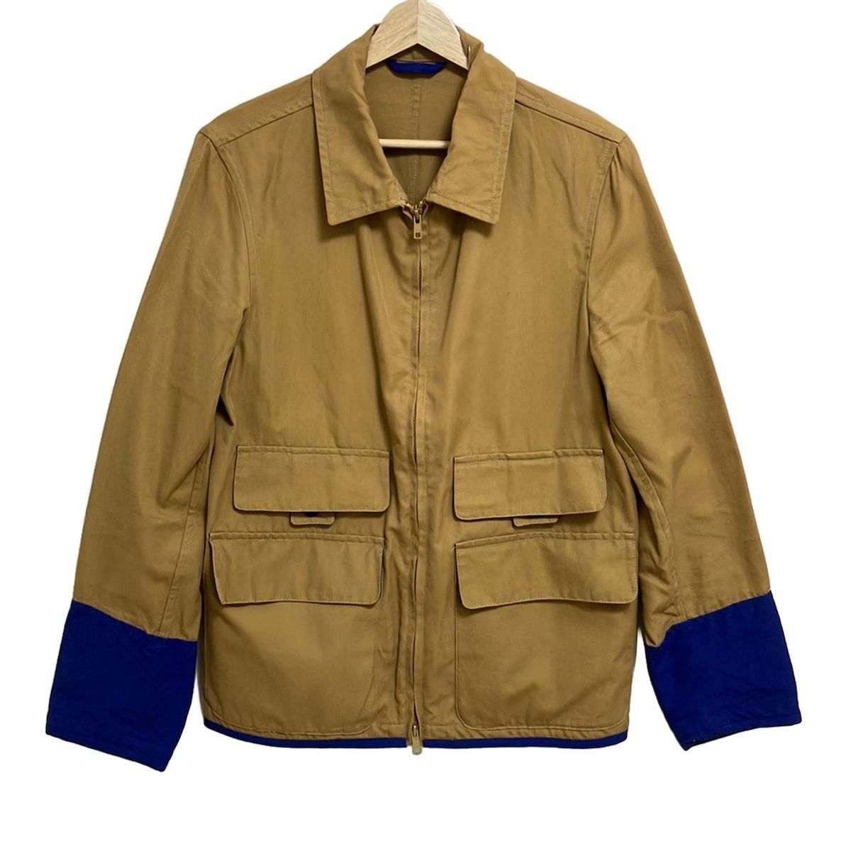 MARNI ブルゾン サイズ44 MARNI(マルニ) ブルゾン サイズ44 S メンズ - ブラウン×ブルー 長袖