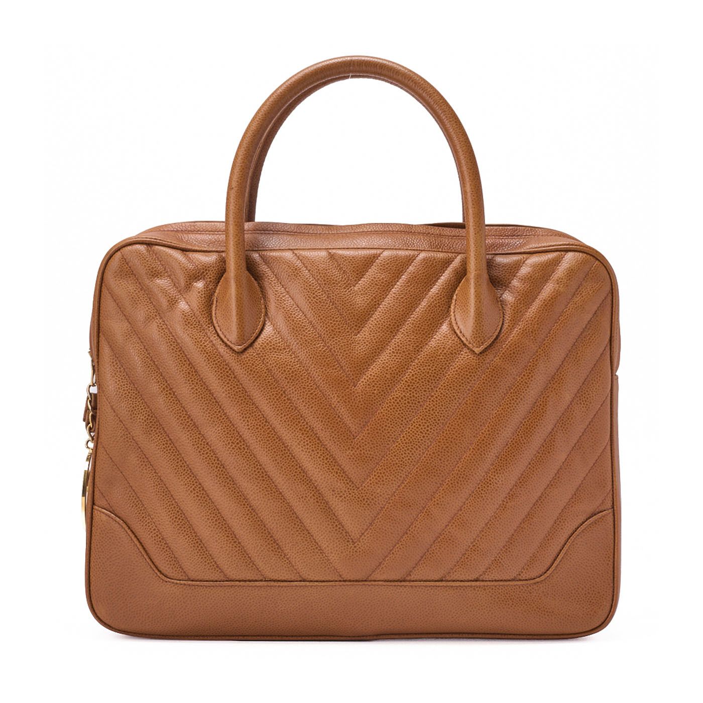 CHANEL シャネル Vステッチ サークルココチャーム ハンド バッグ キャビアスキン ベージュ ゴールド金具 レディースバッグ ハイブランド