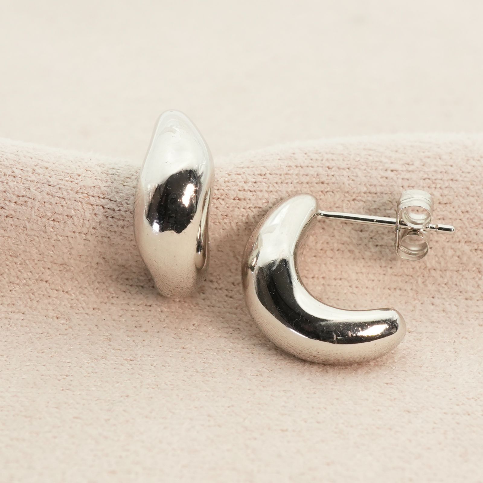 エテ ドロップ フープピアス シルバー925 ete/25-2433S - メルカリ