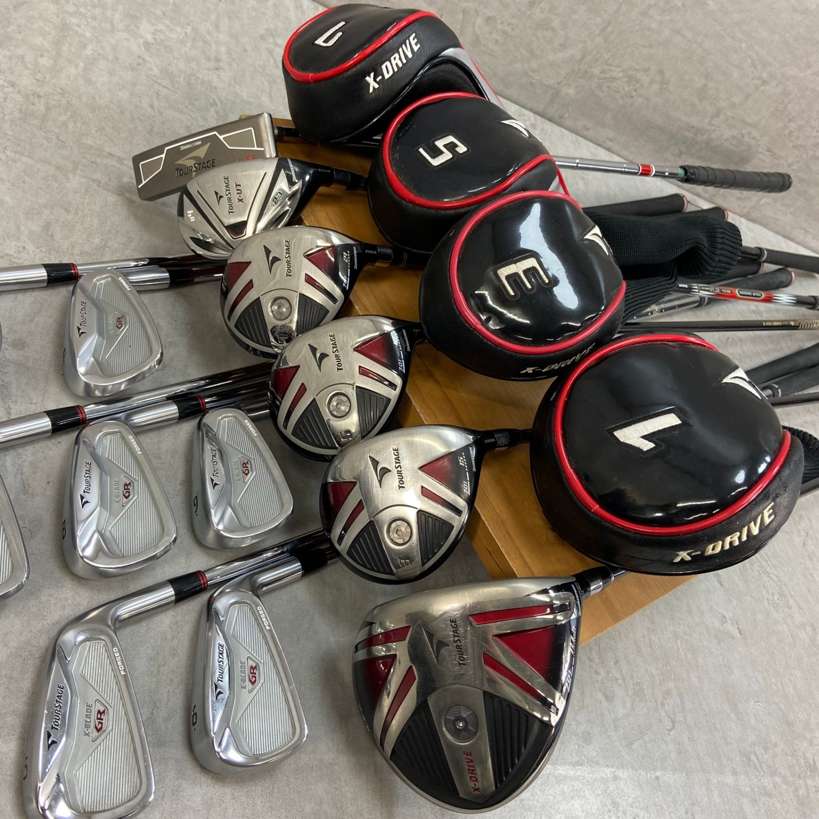 ツアーステージ メンズゴルフ クラブセット 13本 S 右利き用 TOURSTAGE