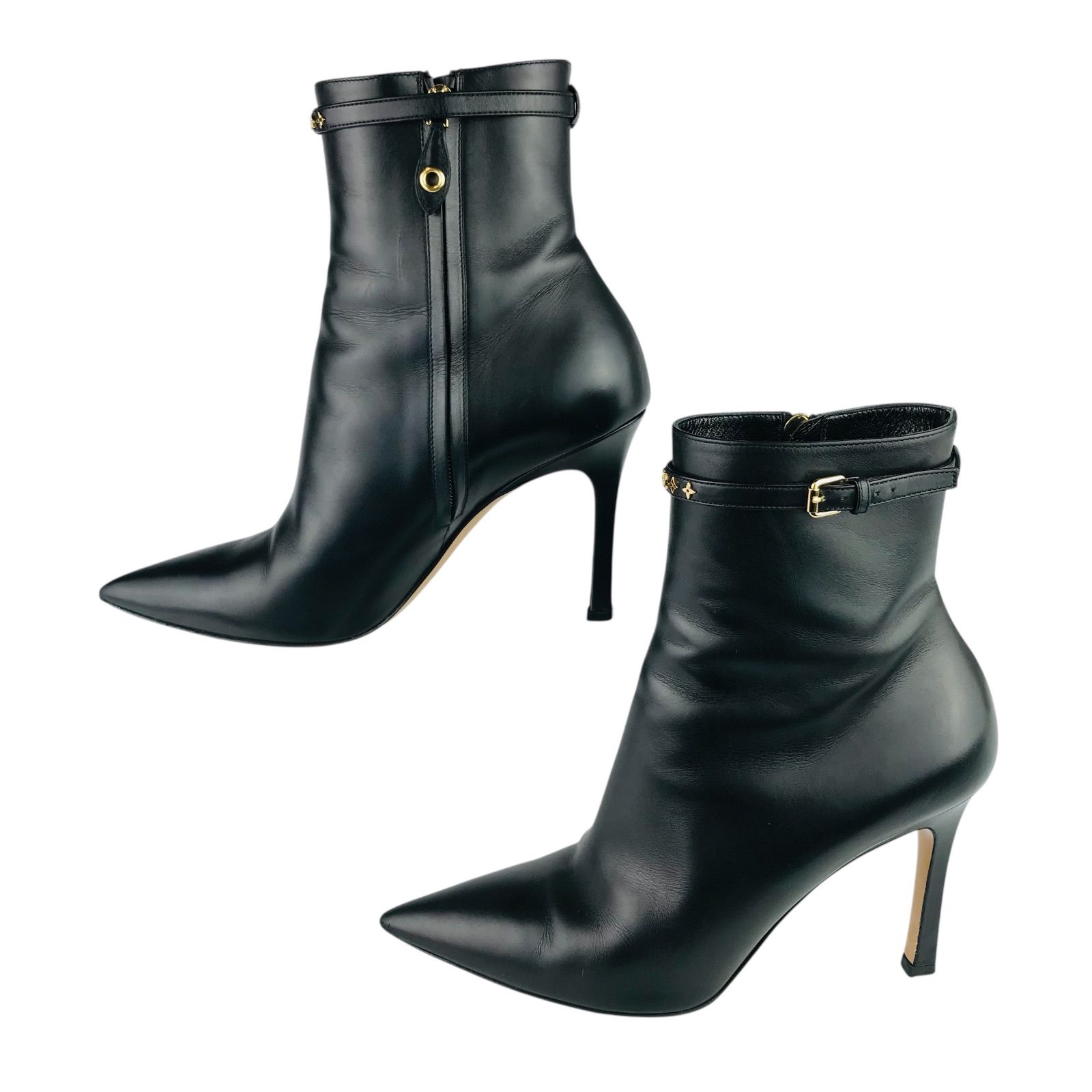 LOUIS VUITTON☆ルイヴィトン・レディース レザー ゴールドメタル