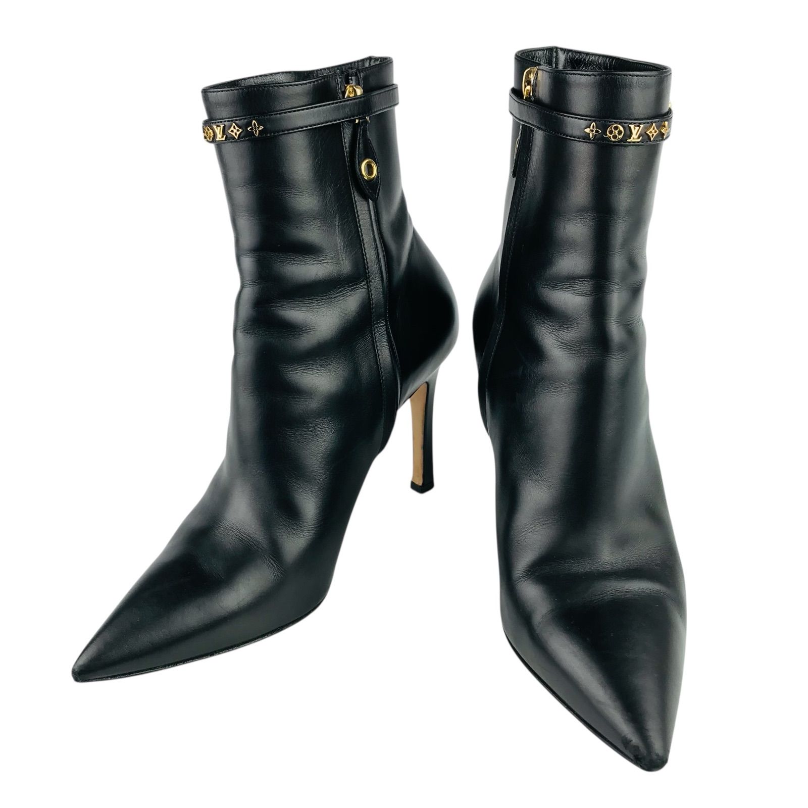 LOUIS VUITTON☆ルイヴィトン・レディース レザー ゴールドメタル