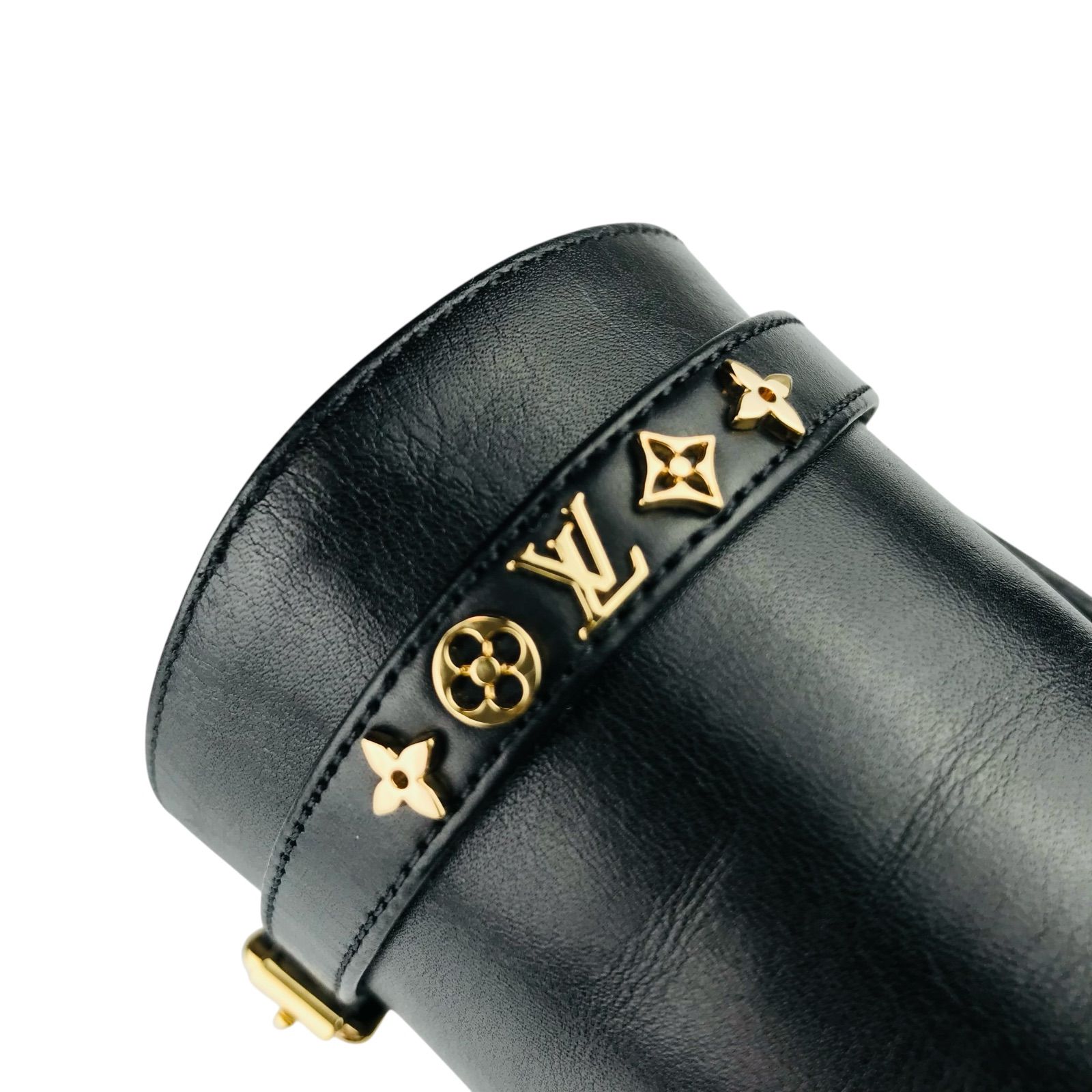 LOUIS VUITTON☆ルイヴィトン・レディース レザー ゴールドメタル