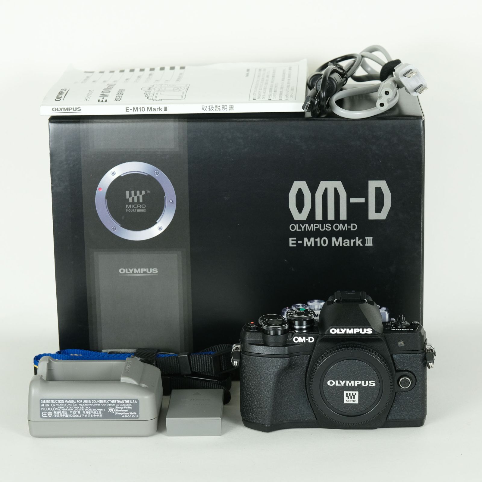 シャッター数1 210回 OLYMPUS OM D E M 10 Mark III ボディ ブラック マイクロフォーサーズマウント
