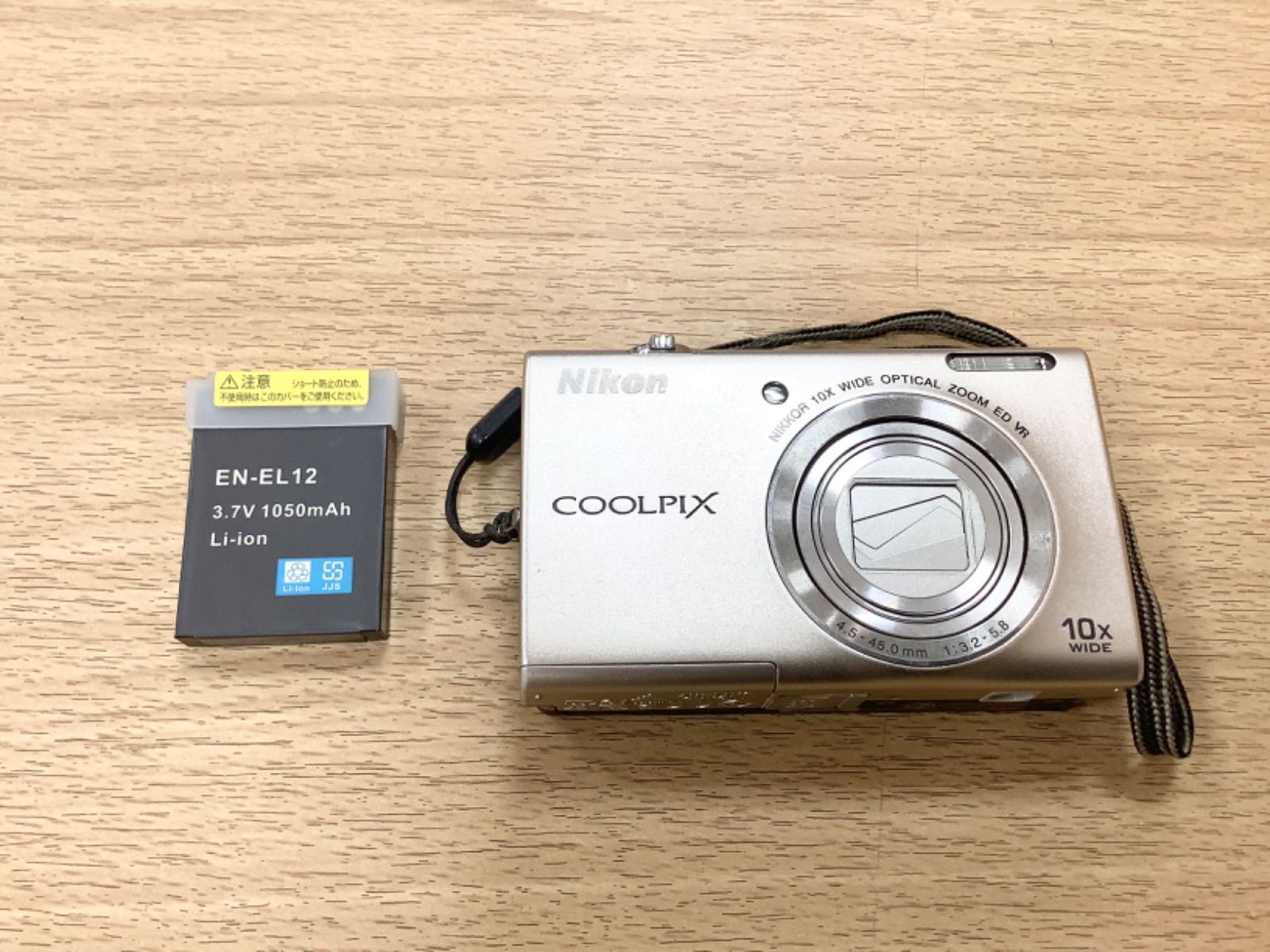 D1805Nikonニコン COOLPIX S6200 バッテリー2個付き ジャンク - メルカリ