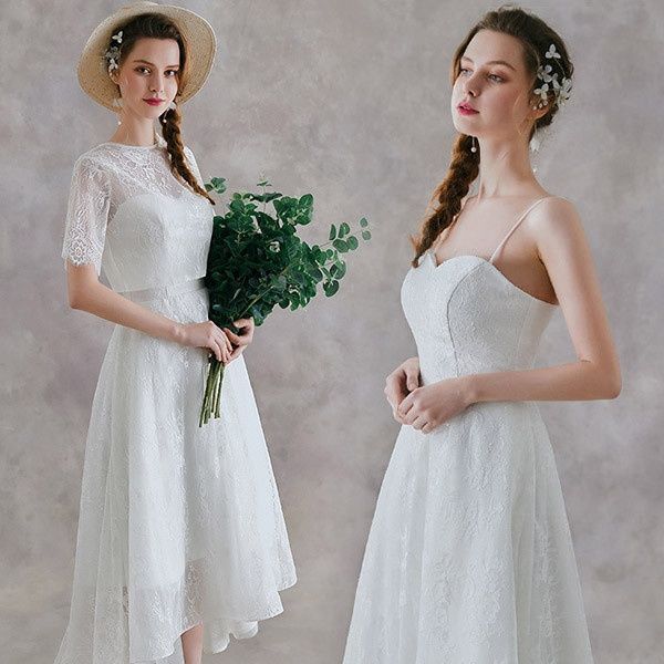 S ホワイト レディース ウェディングドレス お呼ばれドレス サスペンダー パーティードレス ワンピース 花嫁 結婚式 コンサート ロング丈 着痩せ セクシー da743l6