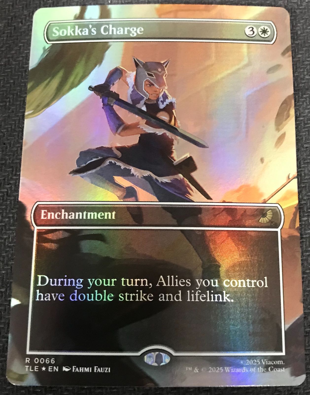 MTG サカの突撃/Sokka's Charge Foil ボーダーレス 英語 - メルカリ