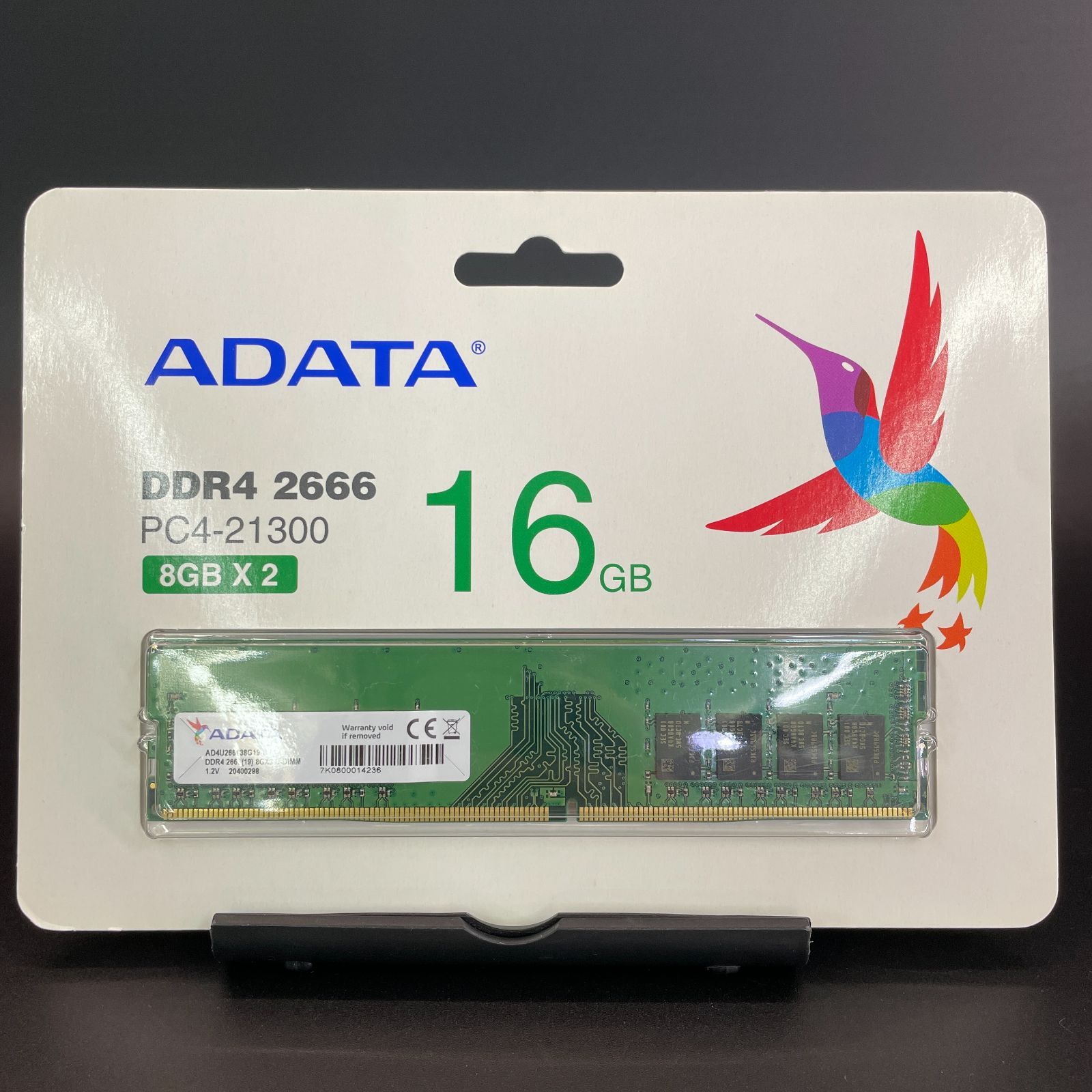 ⑤ メモリ DDR 4 8 GBx 2 DIMM デスクトップ用 ADATA PC 21300 GB 組 PCパーツ
