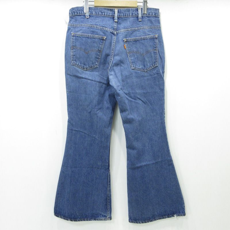 Levi s リーバイス Big Bell ビッグベル フ ージップフライデニムパンツ ベルボトム オレンジタブ 684 0217 ブルー インディゴ サイズ 記載不明 107