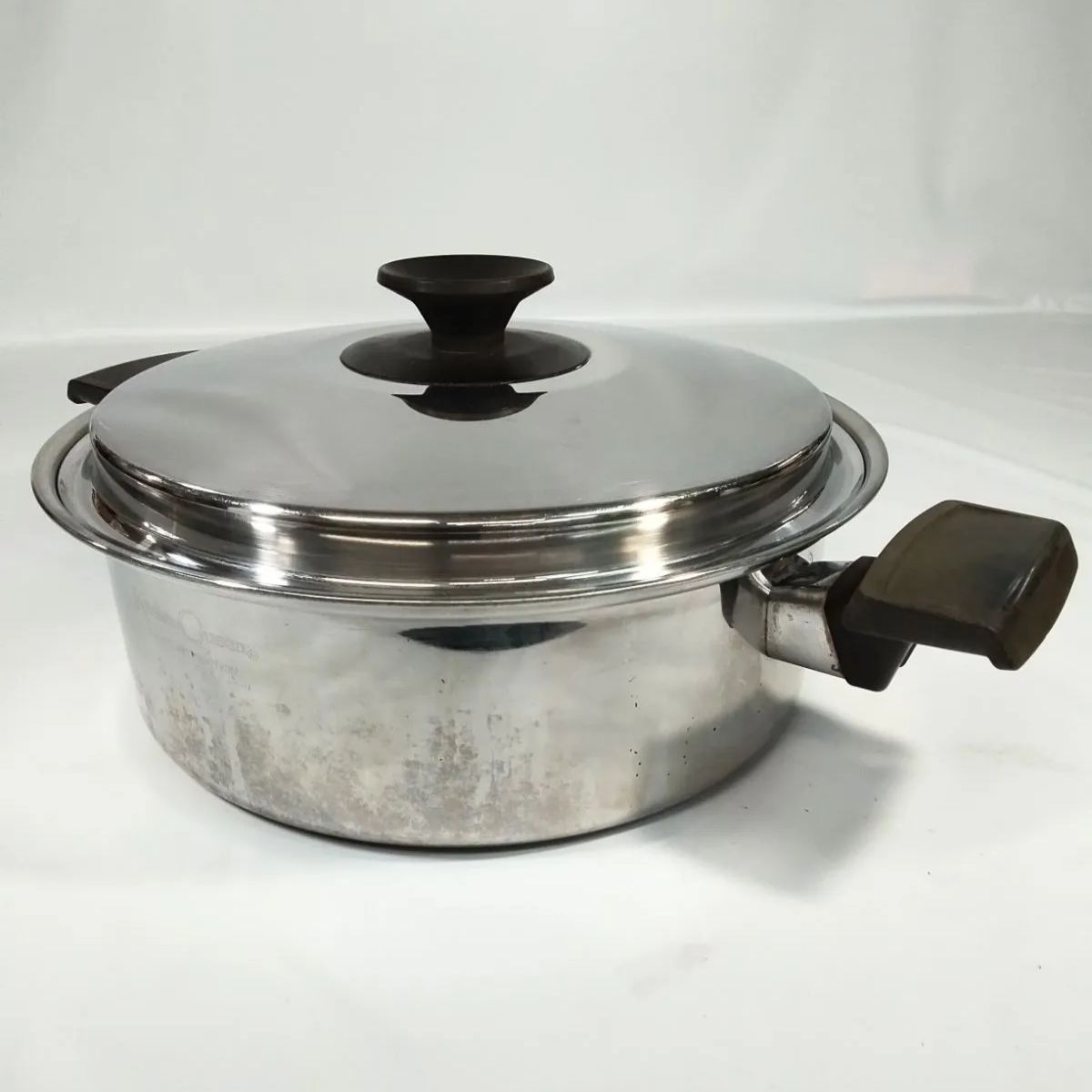 アムウェイ Amway クイーン Queen ステンレス 両手鍋大 深鍋 口径約