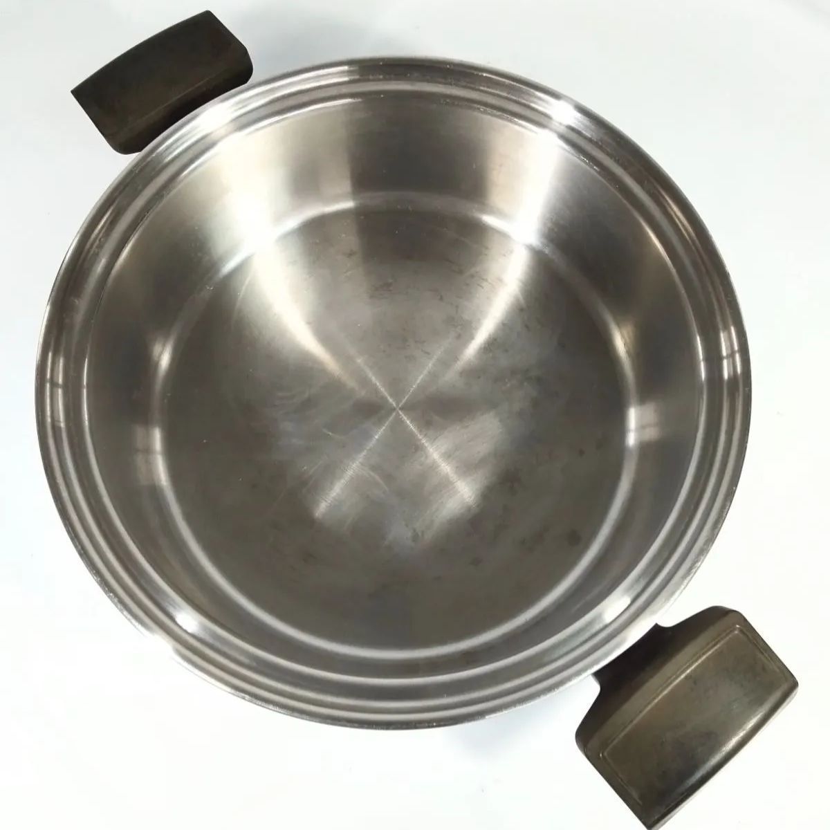 アムウェイ Amway クイーン Queen ステンレス 両手鍋大 深鍋 口径約