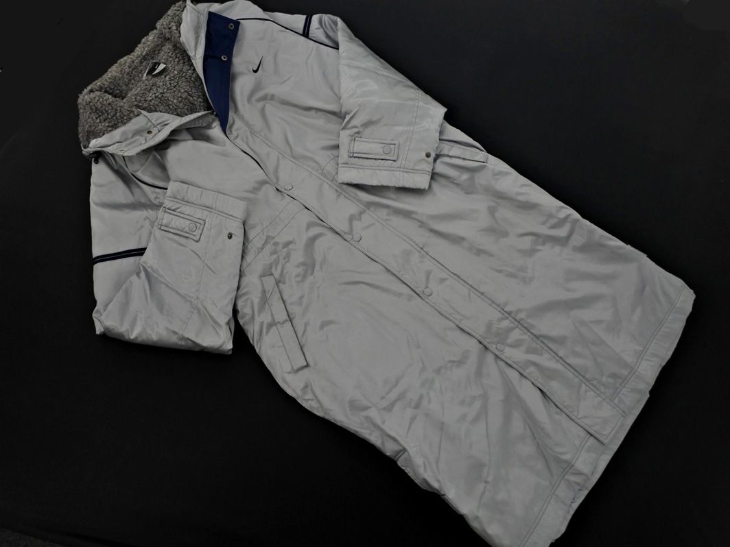 NIKE ナイキ 裏ボア ベンチ コート sizeL/グレー ◇□ メンズ - メルカリ