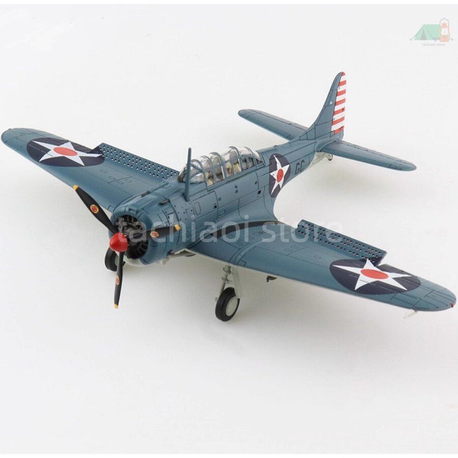 コレクターズ HA 0176 1 72 アメリカ SBD 3 ドーントレス ハワード ヤング少佐 エンタープライズ号 合金 ABS製 展示スタンド付き 完成品 航空機モデル