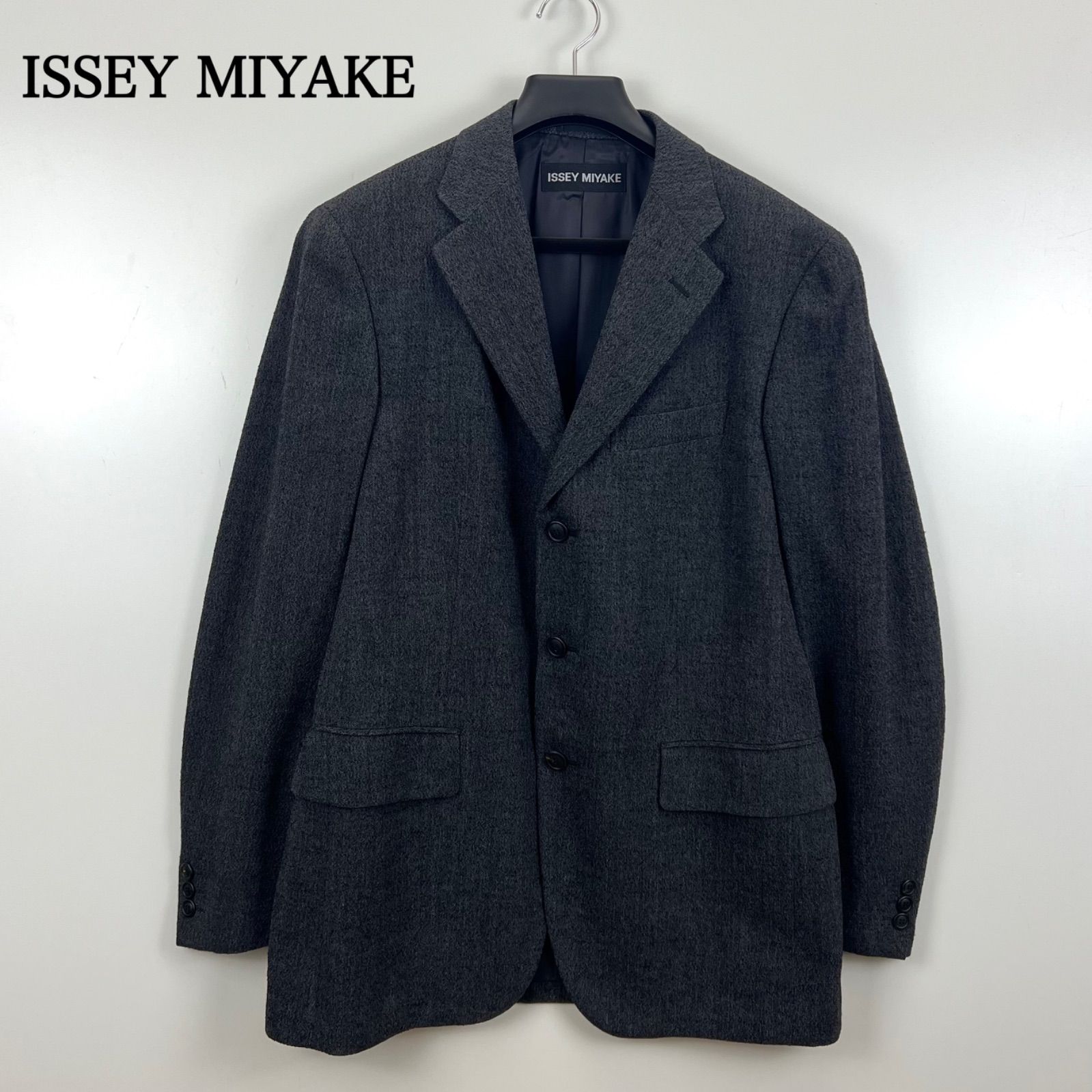 ISSEY MIYAKE archive ME63FD071 wool 3B jacket 2 M イッセイミヤケ