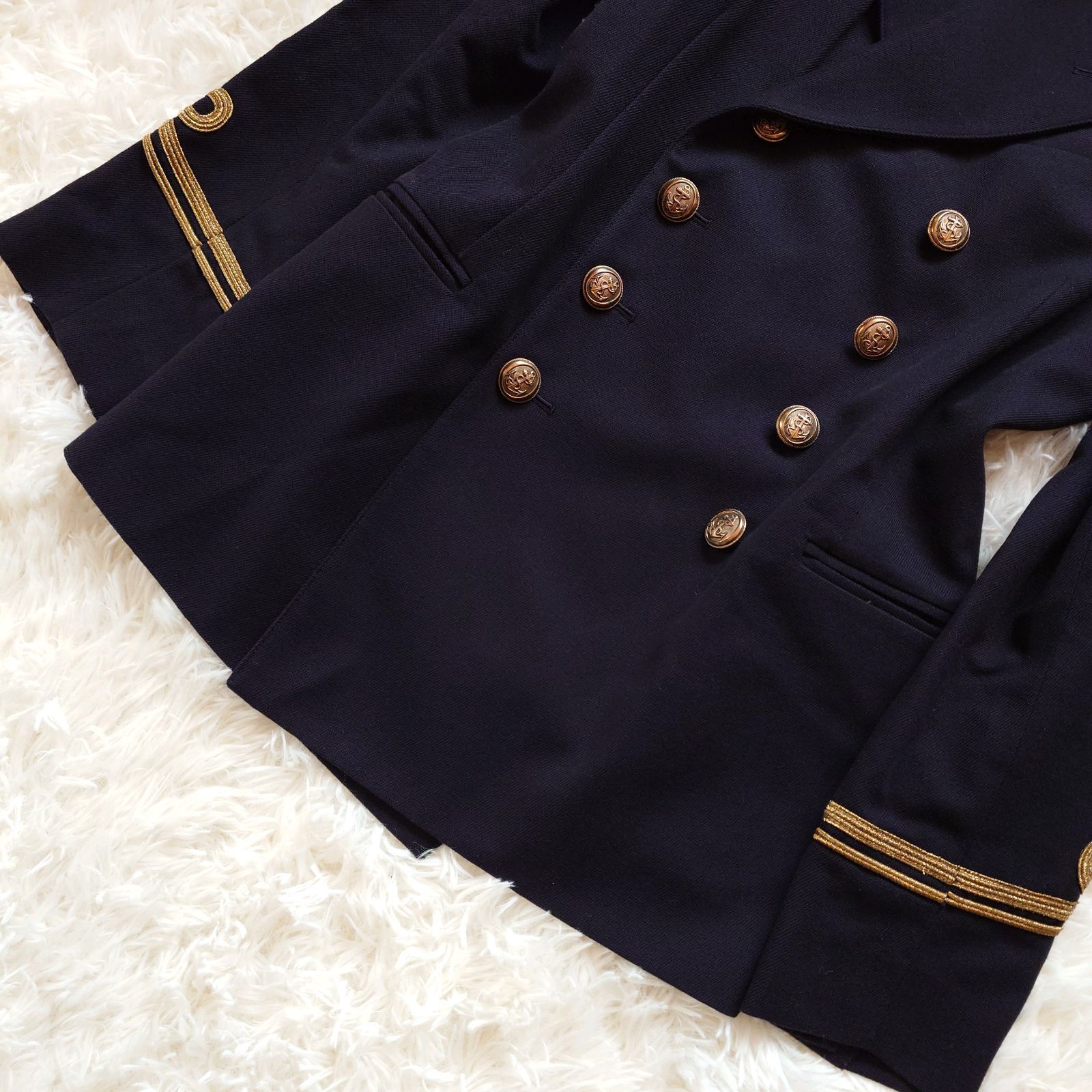 近年モデル 希少 ポロラルフローレン ナポレオンジャケット ダブル