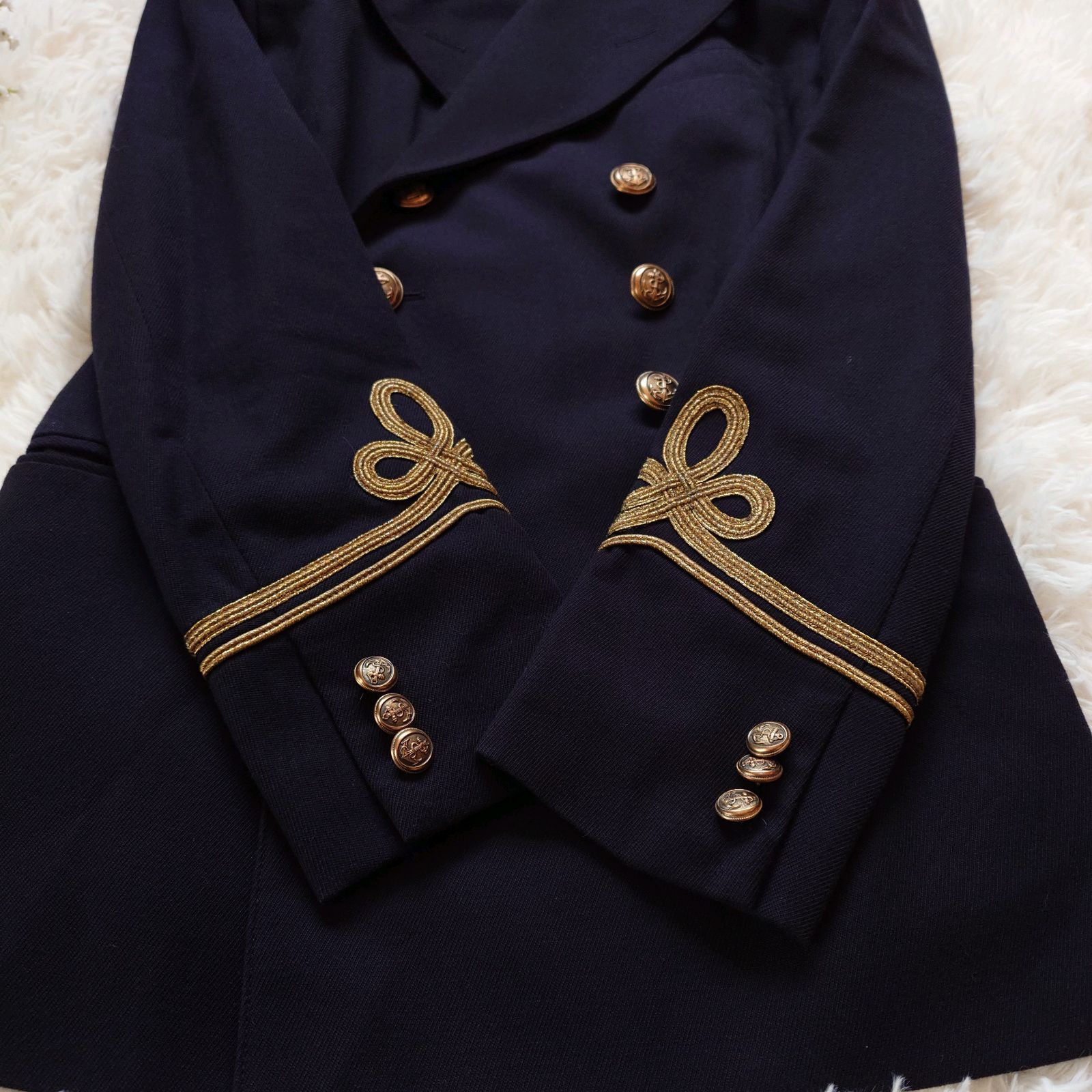 近年モデル 希少 ポロラルフローレン ナポレオンジャケット ダブル