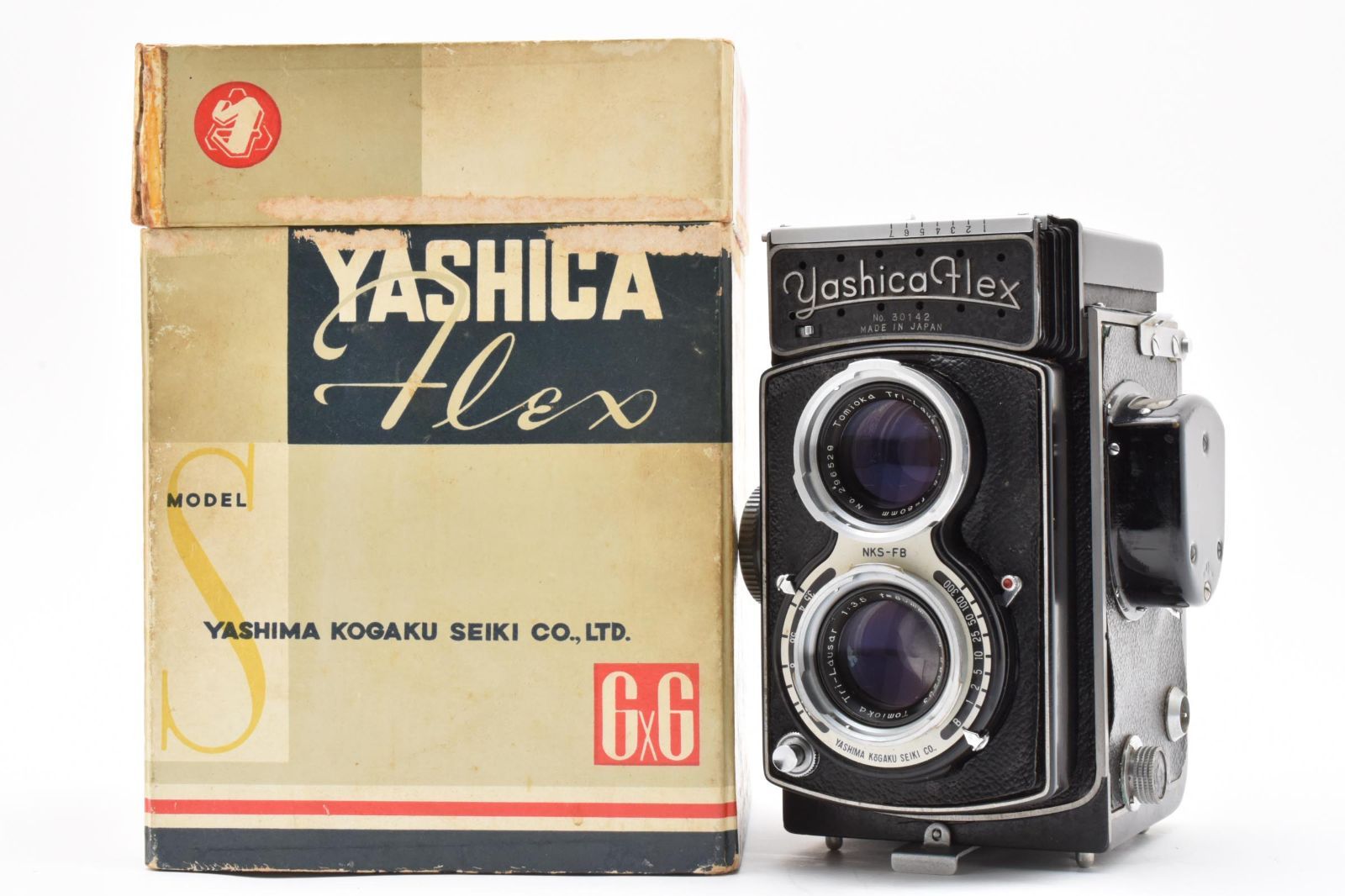 4501 ヤシカフレックス Yashica Yashicaflex Model S 80mm f3.5 二眼