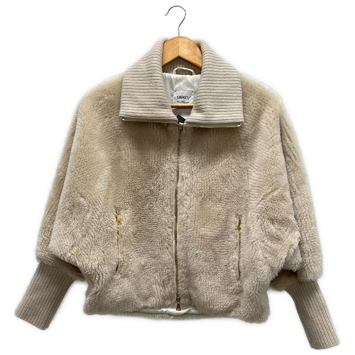 EMMETI (エンメティ) ④ 8154-65 BLOSSOM ジップムートンジャケット