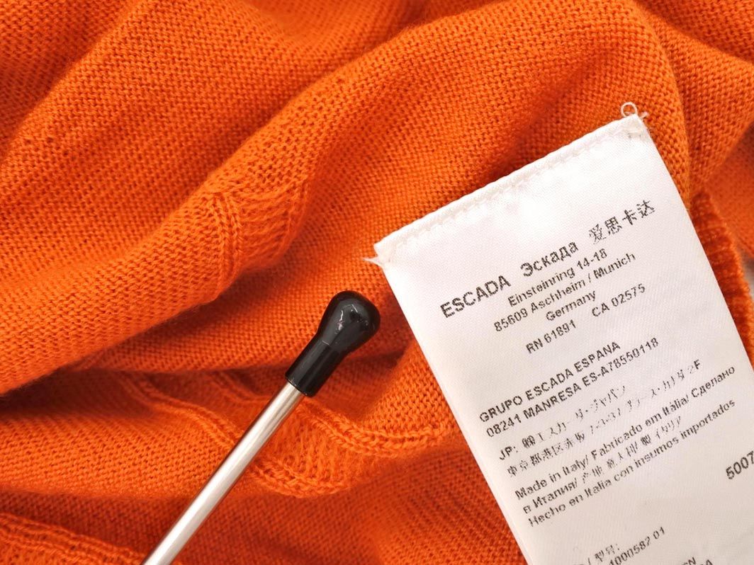 ESCADA エスカーダ ウール100% タートルネック ニット セーター sizeXS